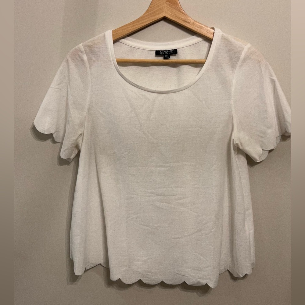 TopShop, White, Size 6